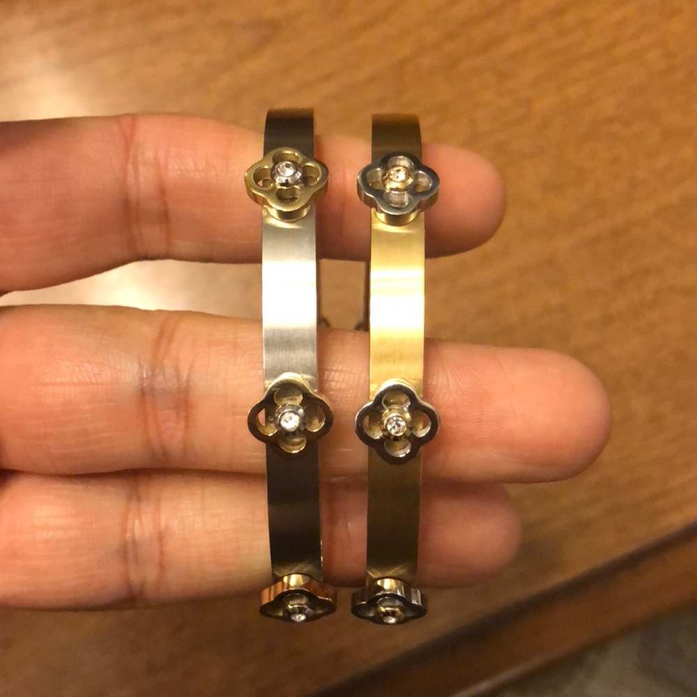 Henri Bendel petal bangles